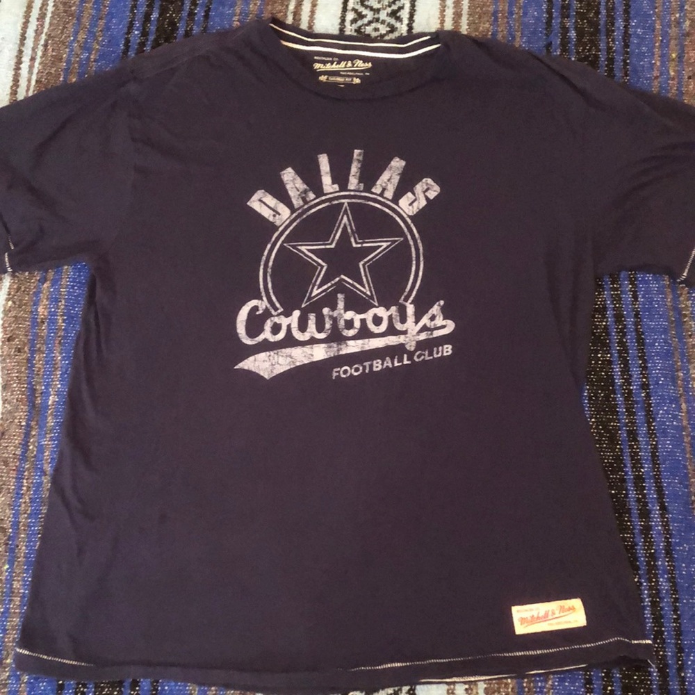 Mitchell & Ness Dallas Cowboys Tee Shirt - Picture 1 of 11